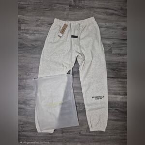 Essentials Fear Of God Light Oatmeal Pants